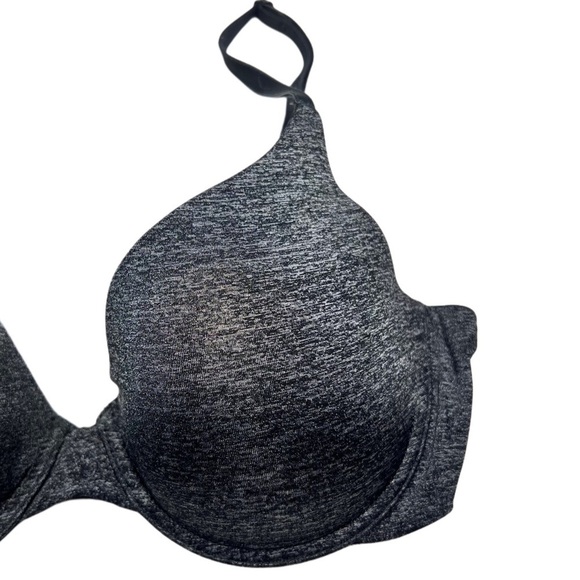 Victoria’s Secret Uplift Semi Demi Bra – Charcoal Gray, Padded, Size 34C - Picture 4 of 6